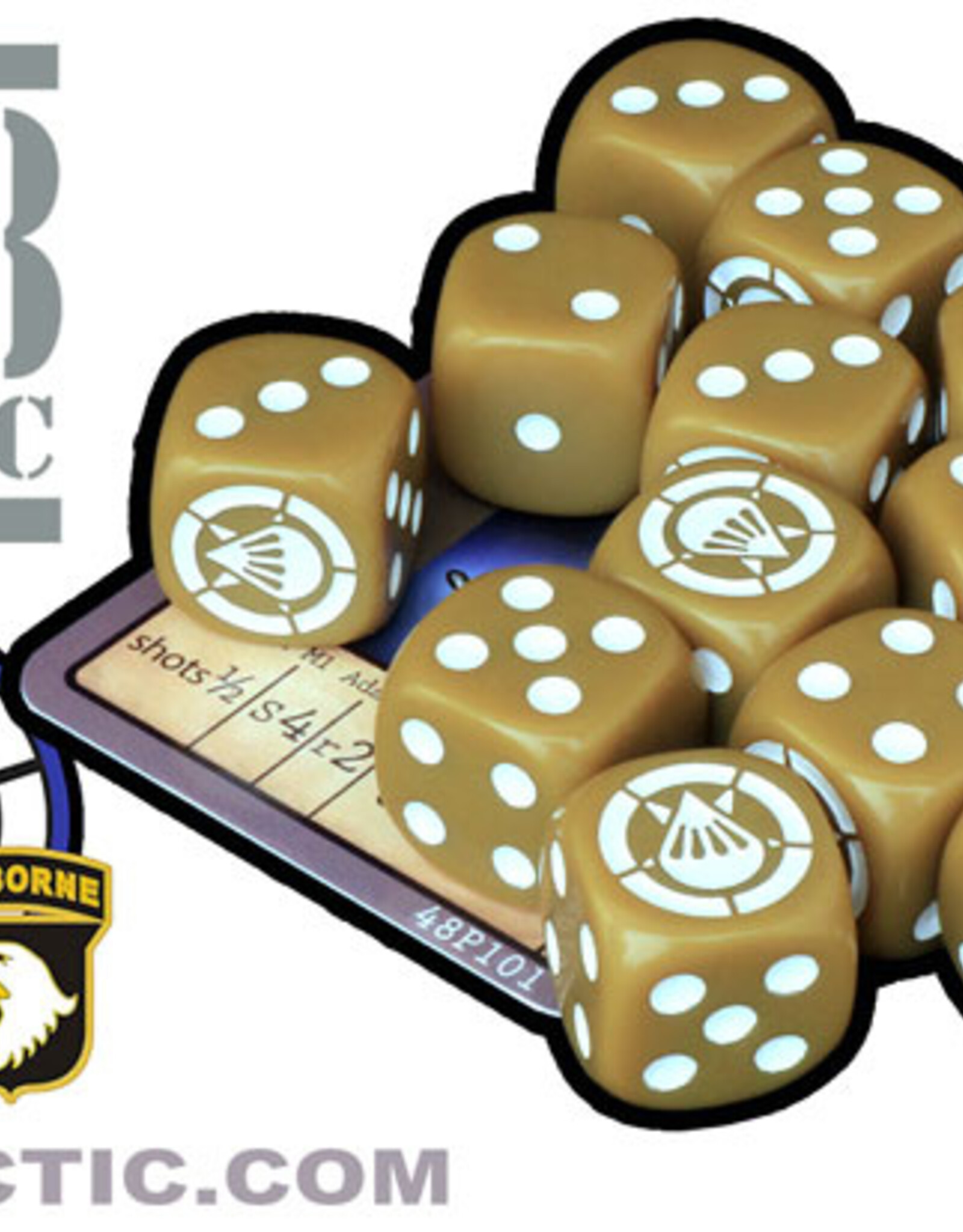 Baueda 12 US Airborne faction dice