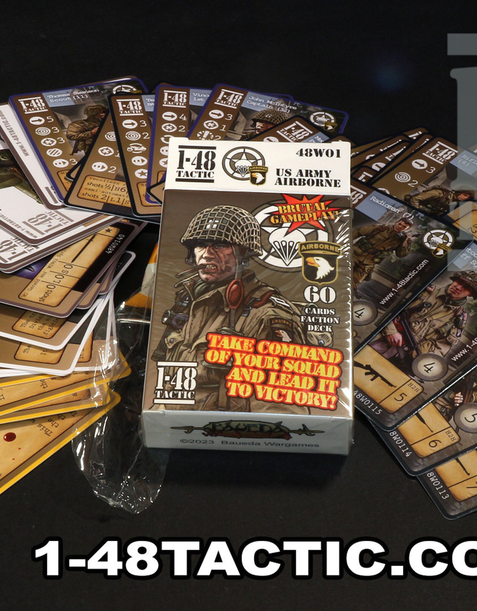 Baueda US Airborne 60 cards faction deck