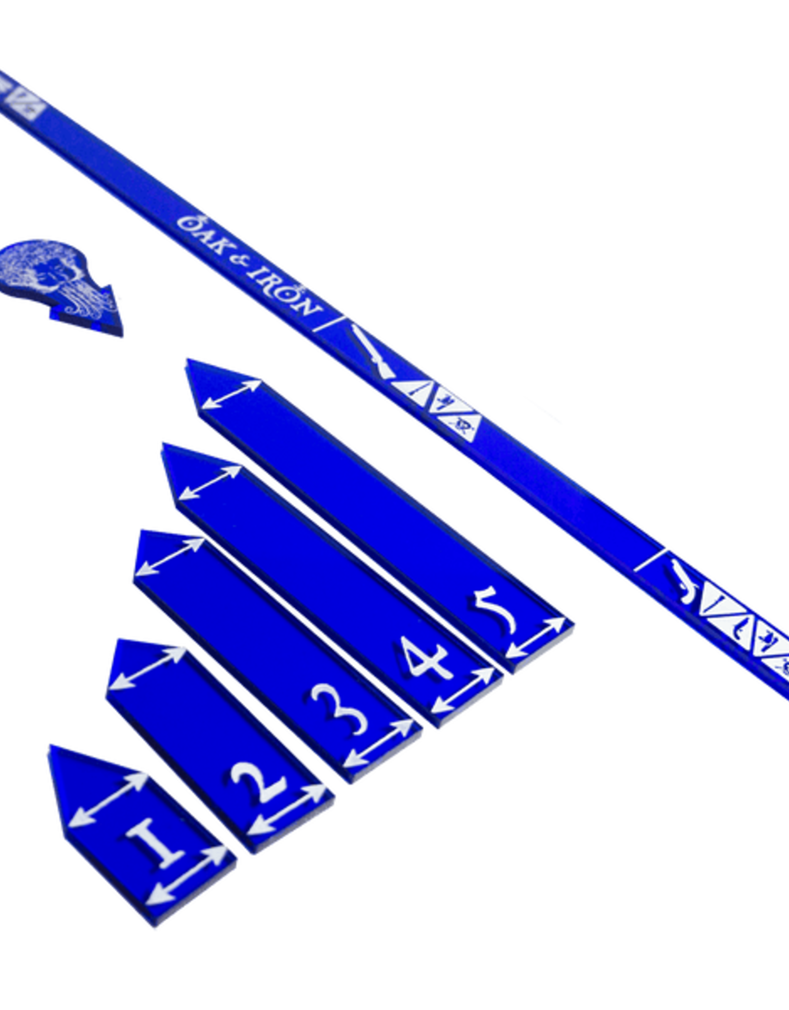 Firelock Games Oak & Iron - deluxe template set