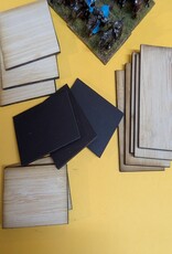 Olympian Games 2.6mm wood bases with MAGNET (rectangular)