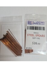 Olympian Games 50mm steel Spears (QTY 50)