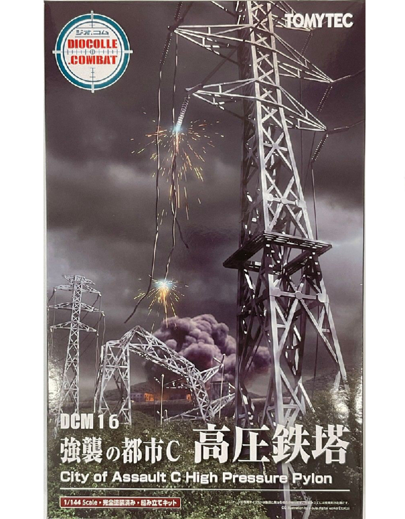 Tomytec High Tension Power Pylons (1/144)