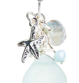 Rain Jewelry Glass Drop Sea Charm earring