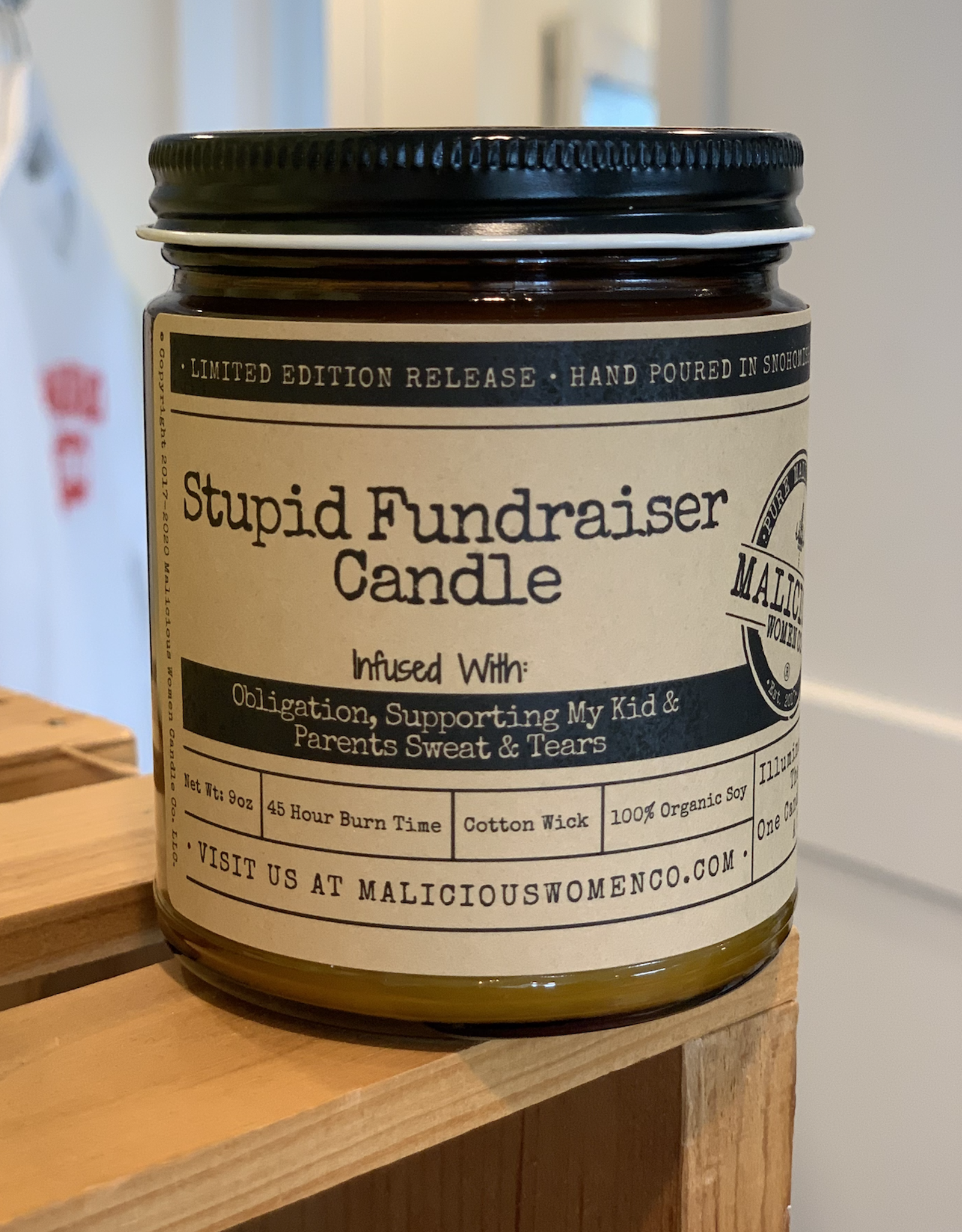 Malicious Women Fundraiser Candle