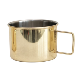 Stainless Steel  Moscow Mule Brass finish.