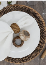 Split Pea Rattan Woven Napkin Ring