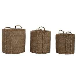 Creative Co Op Large Seagrass Basket
