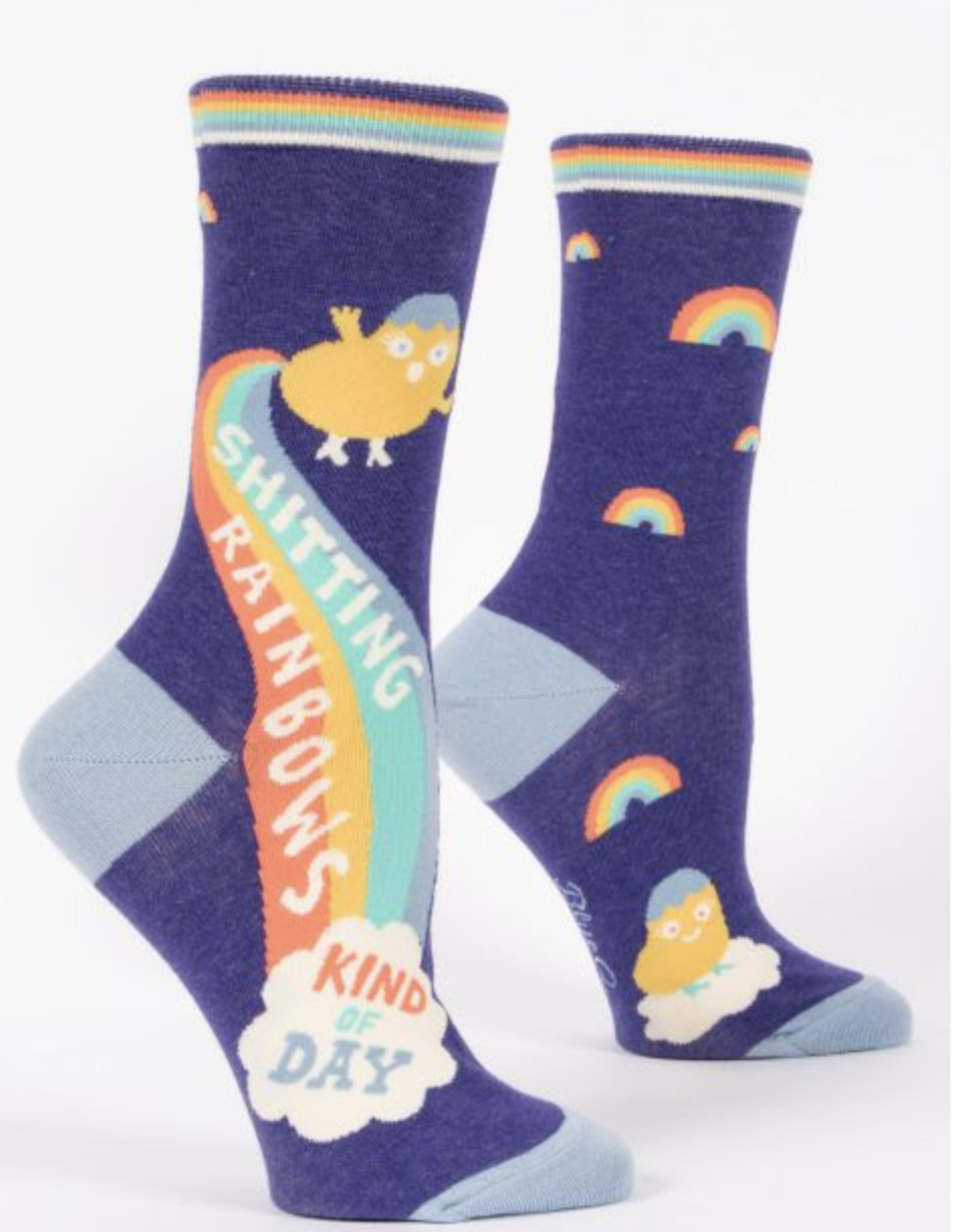 Shitting Rainbows Kind of Day socks