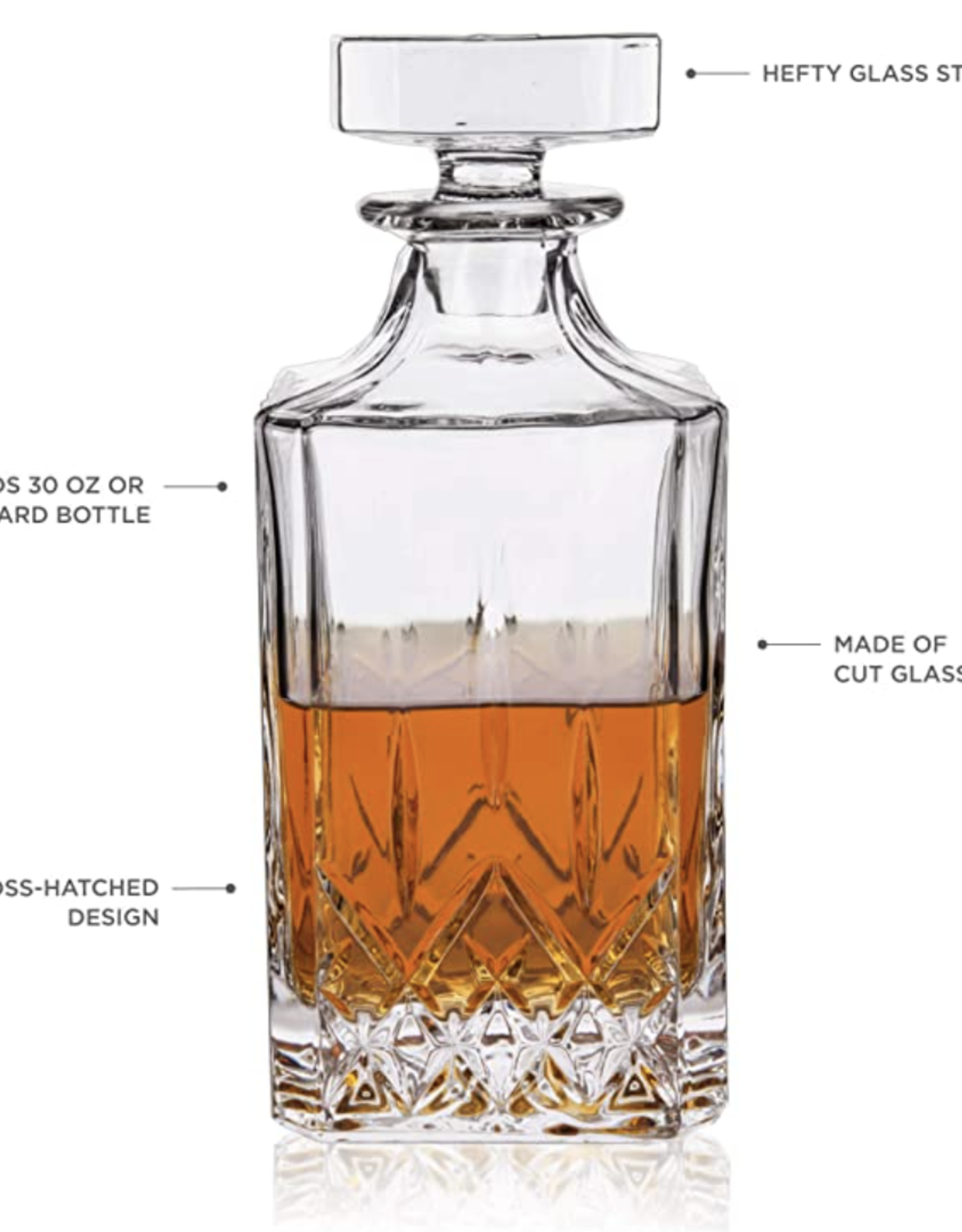 Admiral 30 oz Liquor Decanter by Viski