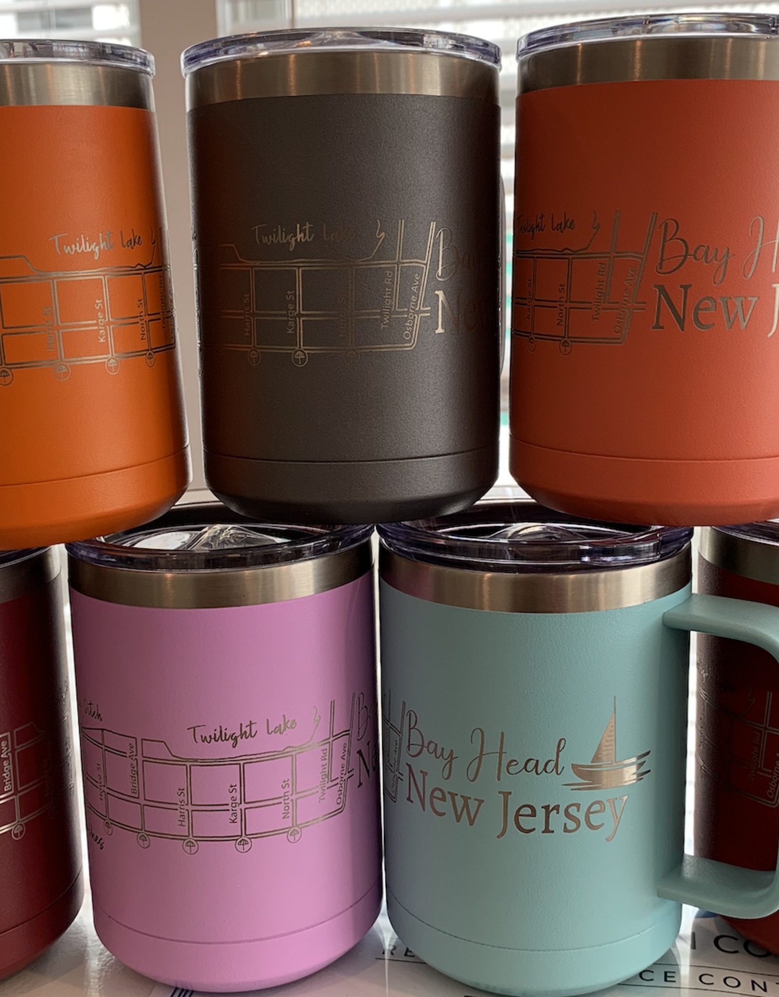 TownPride Bay Head Map Tumbler Mug