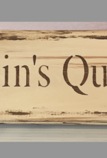 patti hellmers Captain's Quarters wood sign