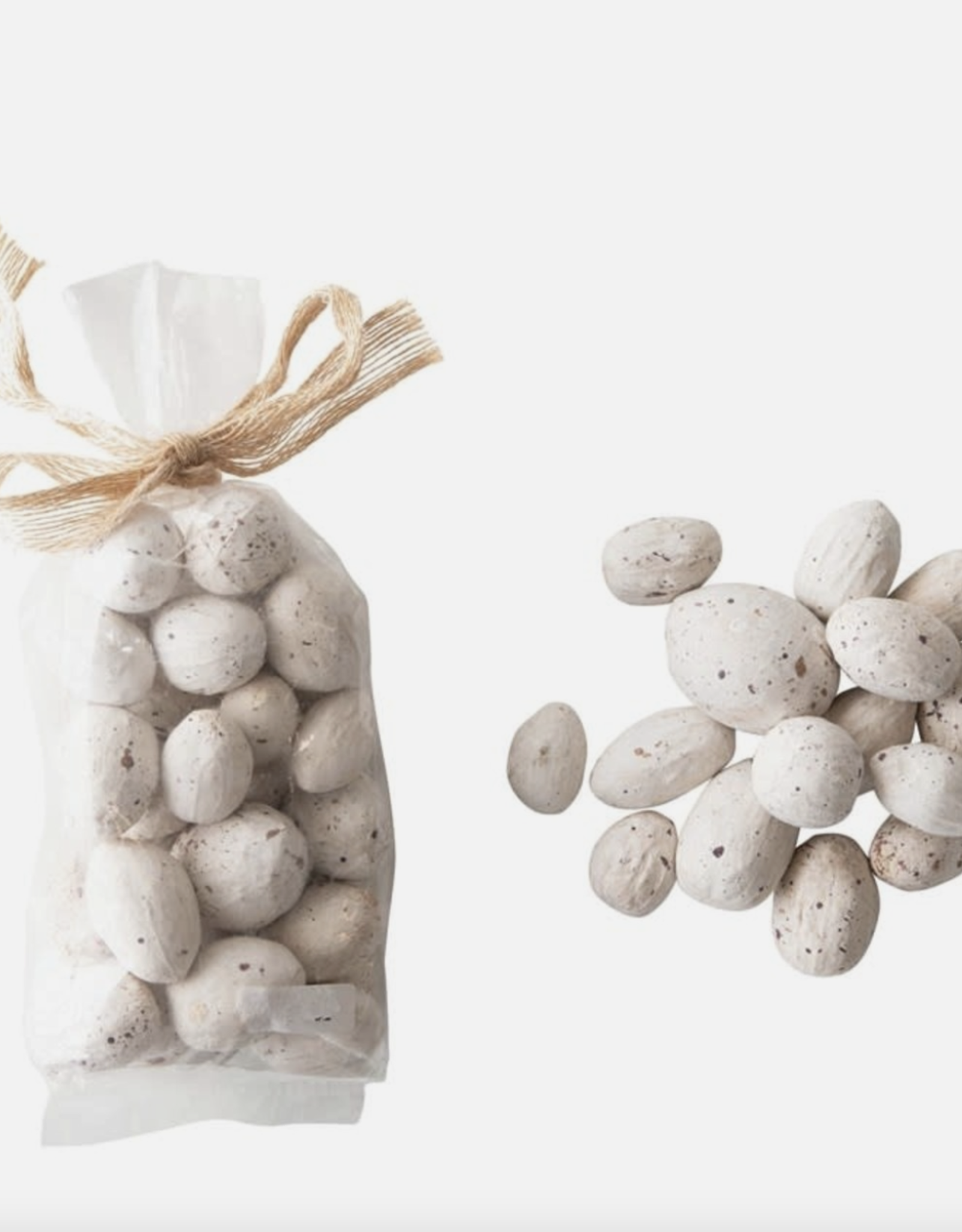 Dried Belanie and Amra egg shaped pods in bag