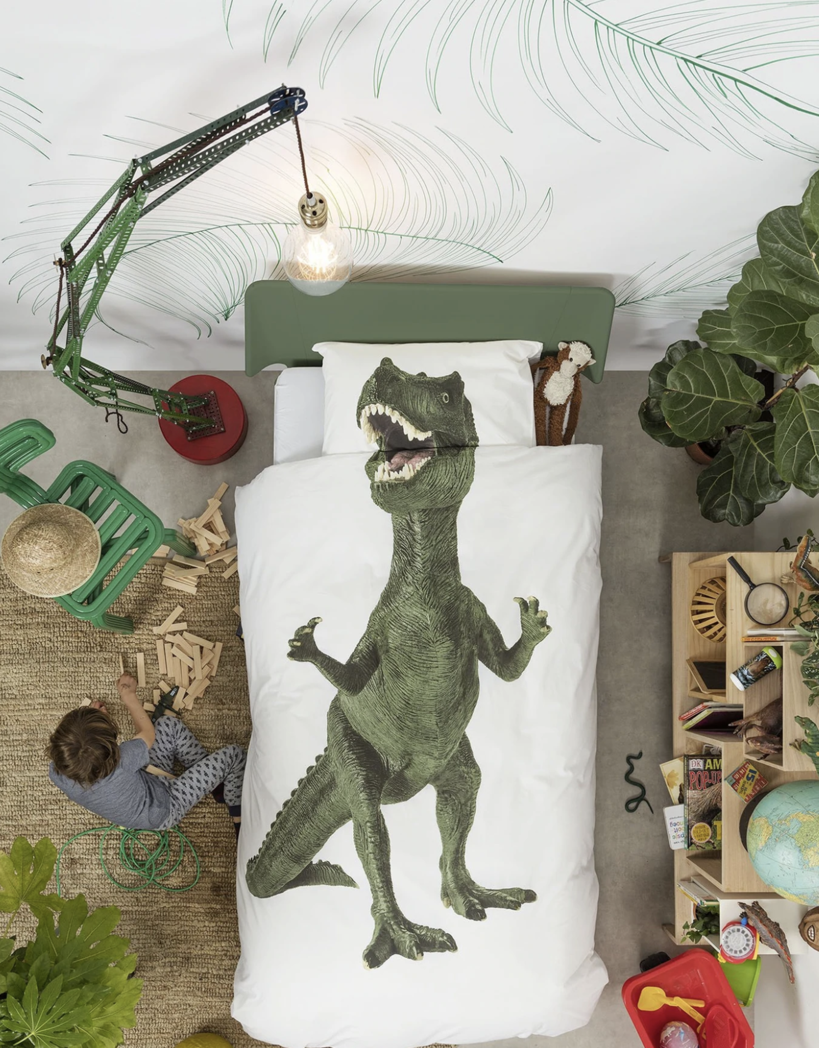 Snurk Dinosaur Twin Bedding Duvet Cover