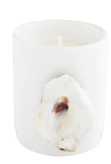 Large Oyster Ceramic Candle