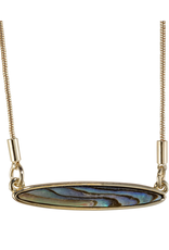The Beach and Back Lavallette Long Board  Abalone Necklace
