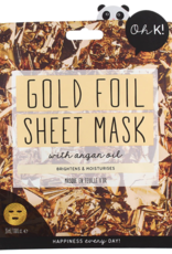 OhK Gold Foil Sheet Mask w/Argan Oil