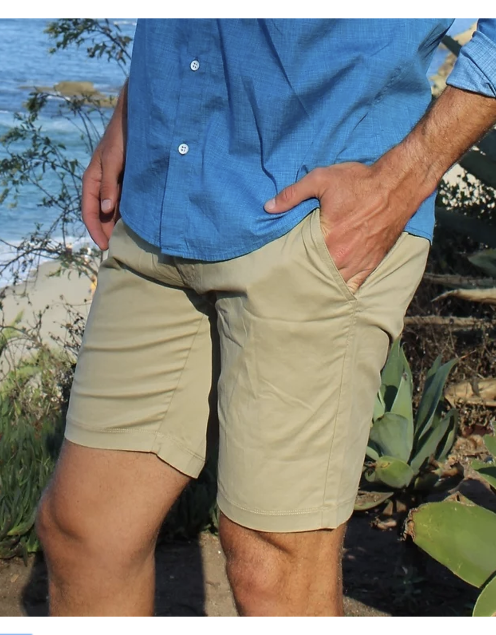 Henri Costa Sanibel Khaki Shorts