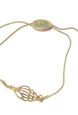 The Beach and Back Marco Island Gold Slider Bracelet