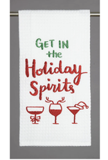 Get In The Holiday Spirits Dish Towel