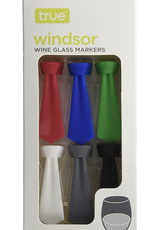Windsor Tie Wine Glass Markers