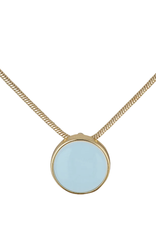 The Beach and Back Dana Point Circle Necklace Aqua