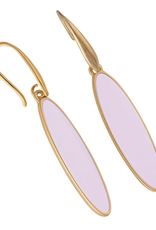 The Beach and Back Lavallette Long Board Earrings Pink