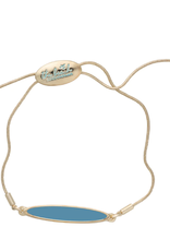 The Beach and Back Lavallette Long Board Turquoise Bracelet