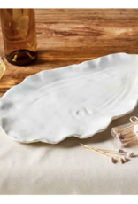 Mud Pie Oyster Shell Platter with Toothpicks