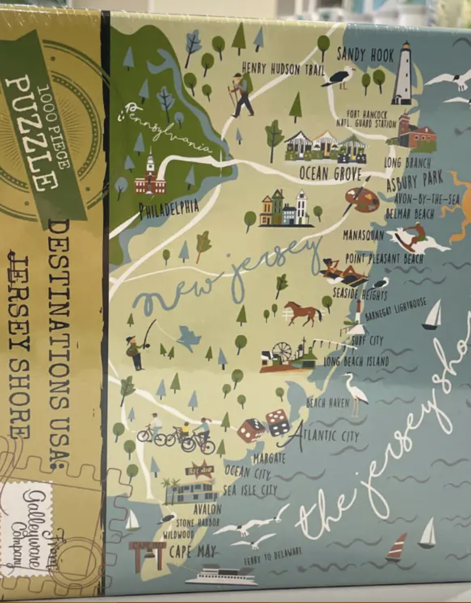 gallleyware Destination Jersey Shore Puzzle