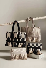 Mud Pie Handloom Tassel Tote