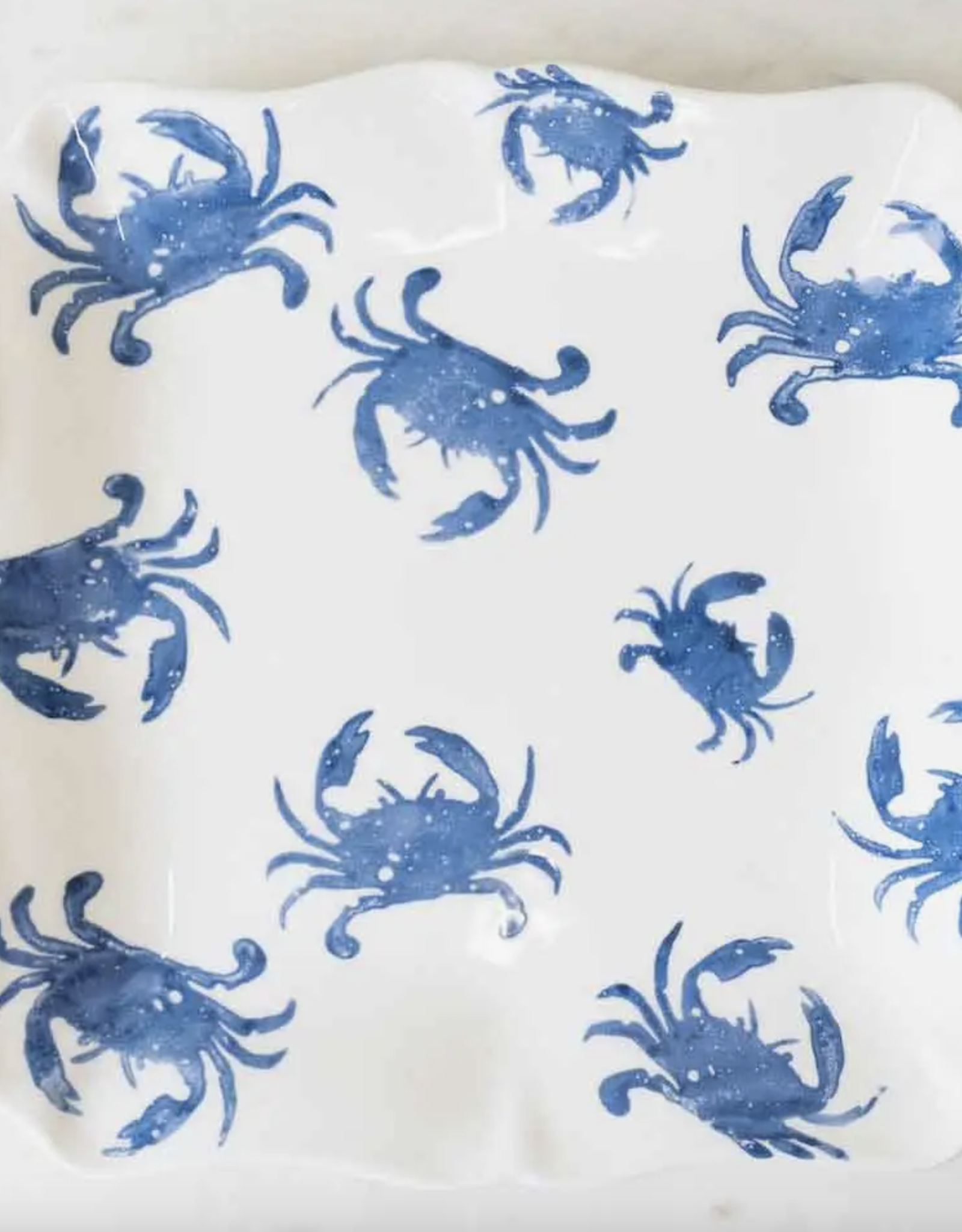The Royal Standard Watercolor Blue Crab Serving Platter