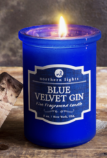 Northern Lights Blue Velvet Gin Candle