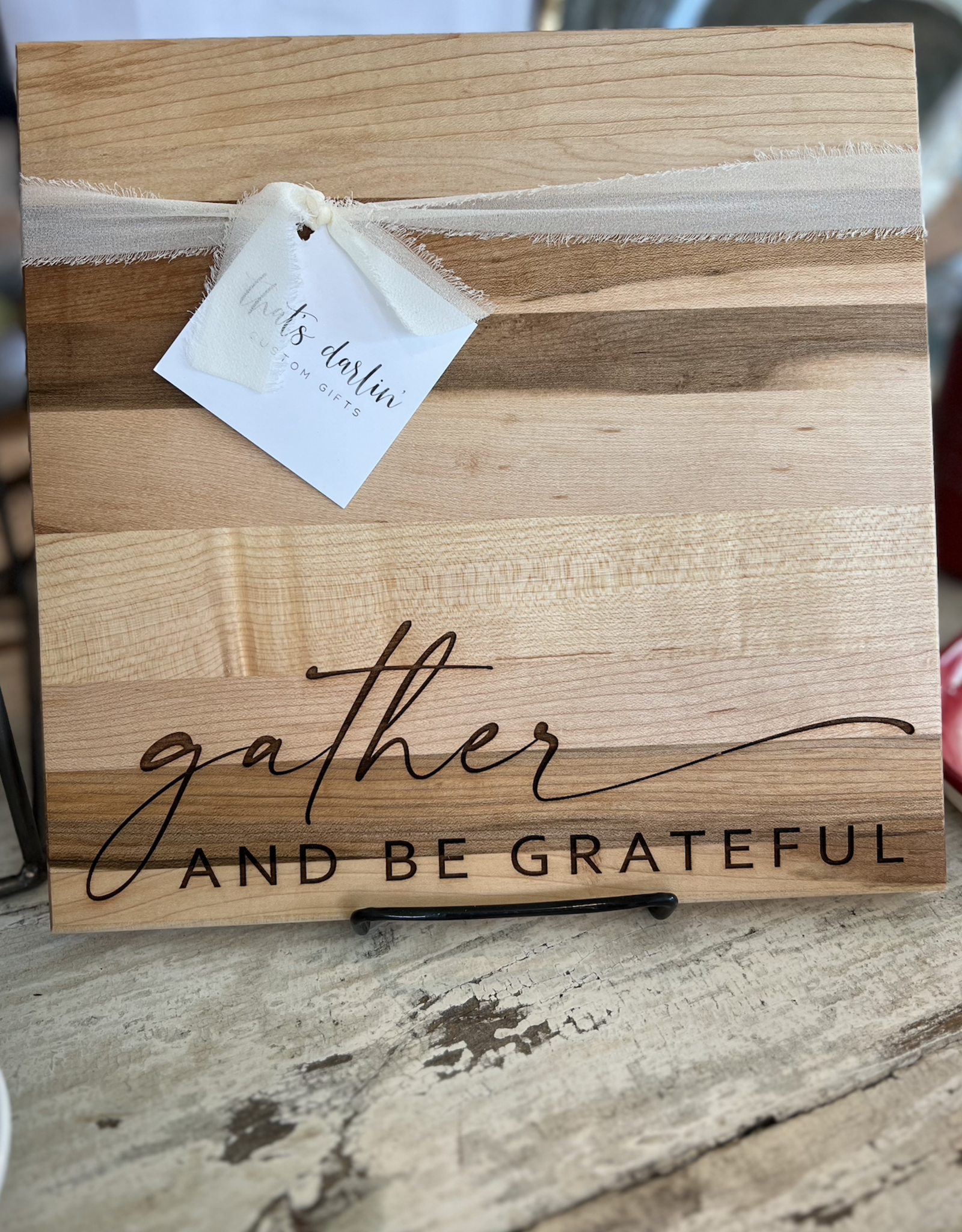 Gather and Be Grateful Board