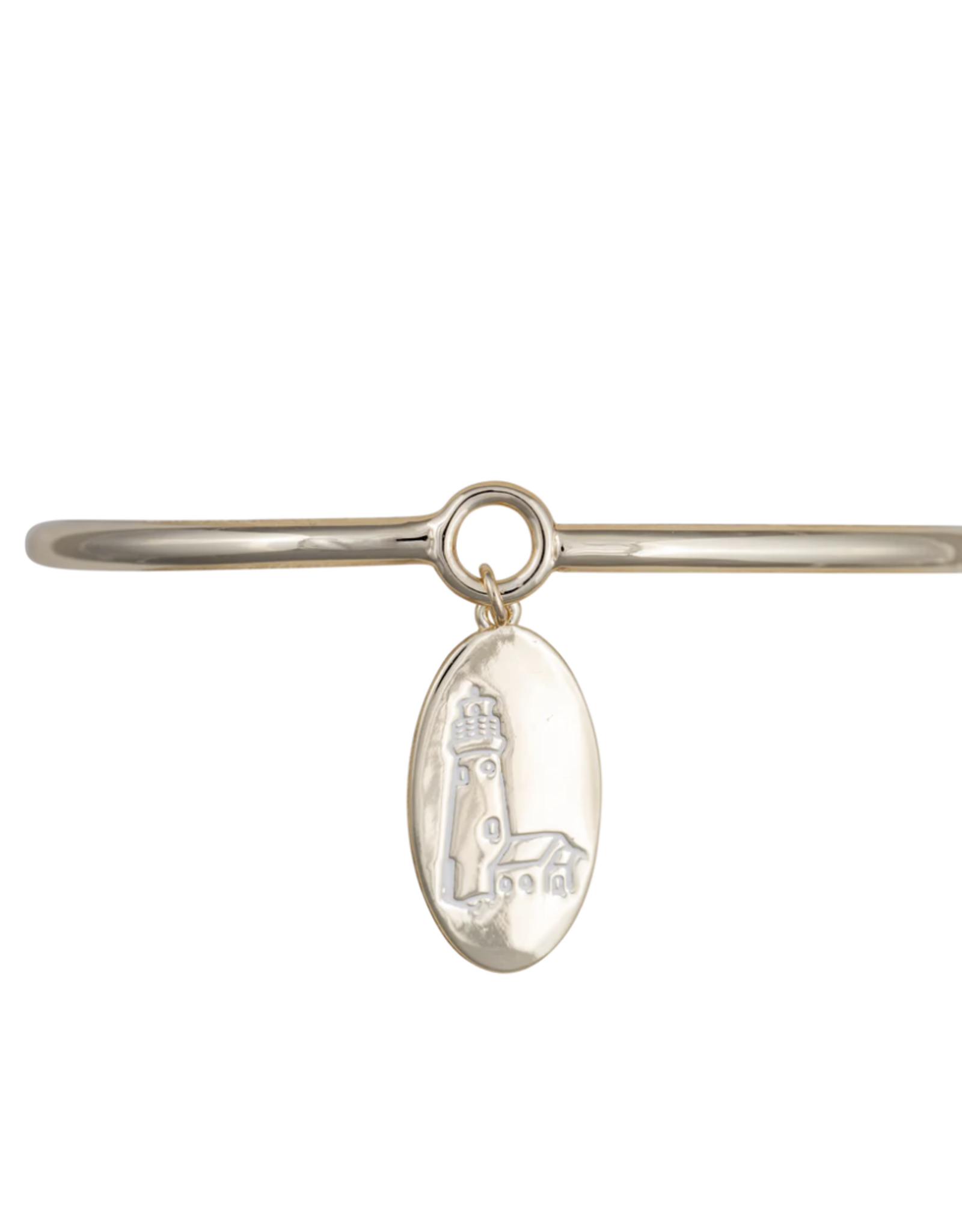 The Beach and Back Highland Lighthouse Bangle Gold