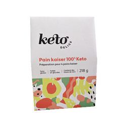 KETO DELICE Kaiser bread preparation 100% keto 218g