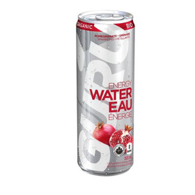 Eaux pétillantes énergisantes