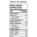 Beurre de Graines Sésames naturelles crues 310g