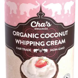 CHA'S ORGANICS Whipping coconut cream 400ml