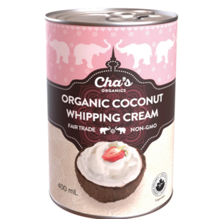 CHA'S ORGANICS Whipping coconut cream 400ml