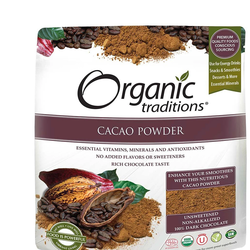 ORGANIC TRADITIONS Cacao powder 454g