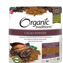 ORGANIC TRADITIONS Poudre de cacao 454g