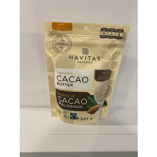 NAVITAS Beurre de cacao bio 227g
