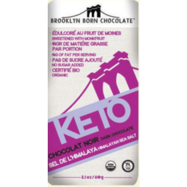 BROOKLYN-KETO Barres de Chocolat 60g