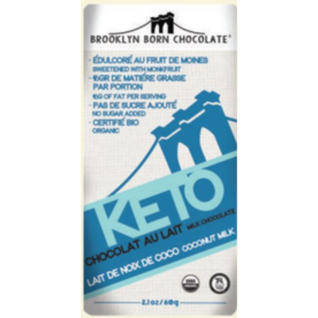 BROOKLYN-KETO Barres de Chocolat 60g