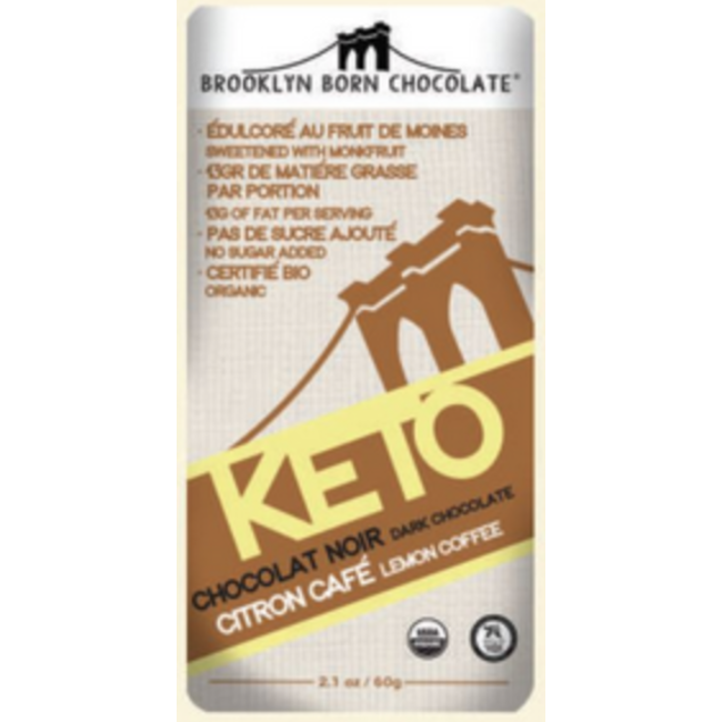 BROOKLYN-KETO Barres de Chocolat 60g