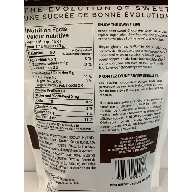 KRISDA Pépites Chocolatés 285g