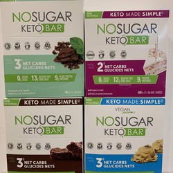 NO SUGAR  box bars