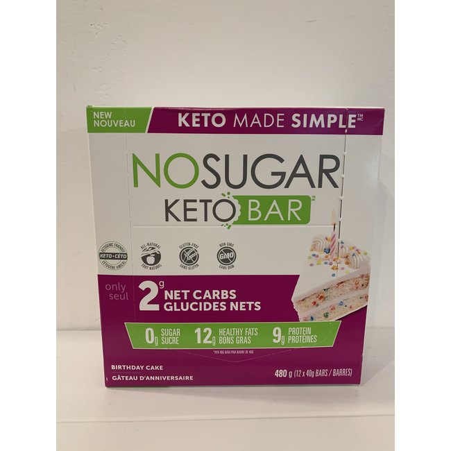 NO SUGAR Barres Boîte (plusieurs saveurs) 4x40g