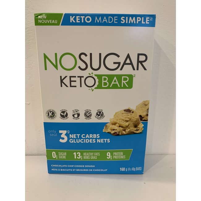 NO SUGAR Barres Boîte (plusieurs saveurs) 4x40g