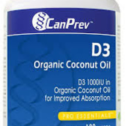 CAN PREV Vitamin D3 120 capsules